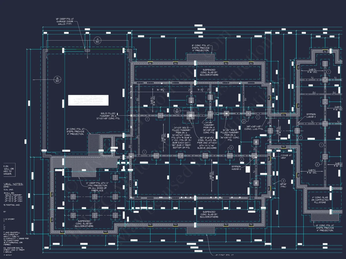Modern Craftsman house Blueprint with Spacious Floor Plans