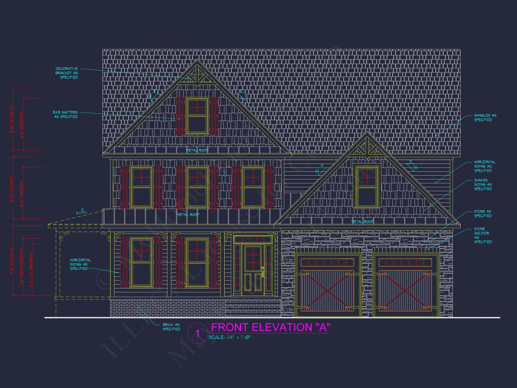 Modern Craftsman house Blueprint with Spacious Layout Design