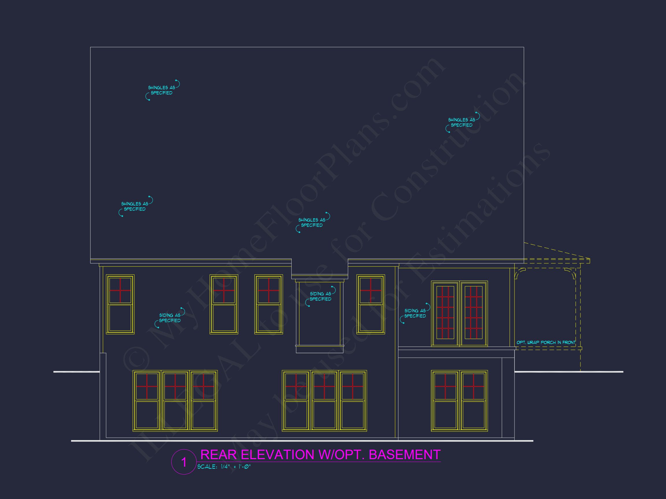 Modern Craftsman house Blueprint with Spacious Layout Design