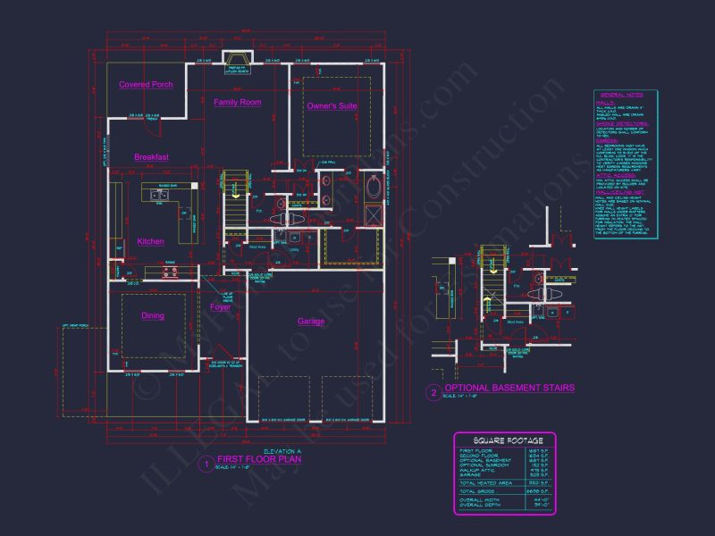 Modern Craftsman house Blueprint with Spacious Layout Design
