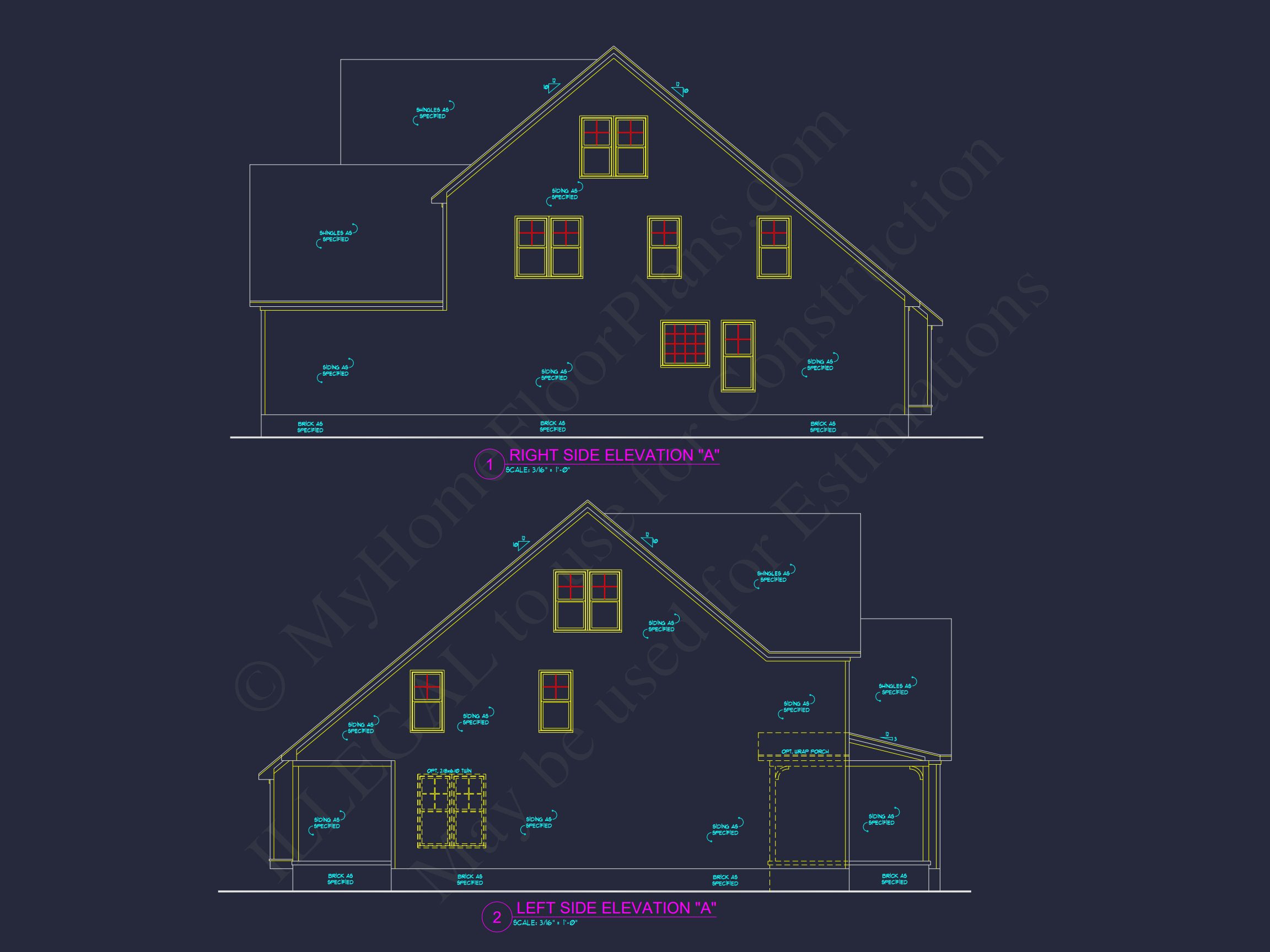 Modern Craftsman house Blueprint with Spacious Layout Design