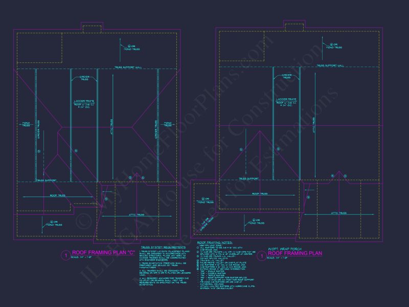 Modern Craftsman house Blueprint with Spacious Layout Design