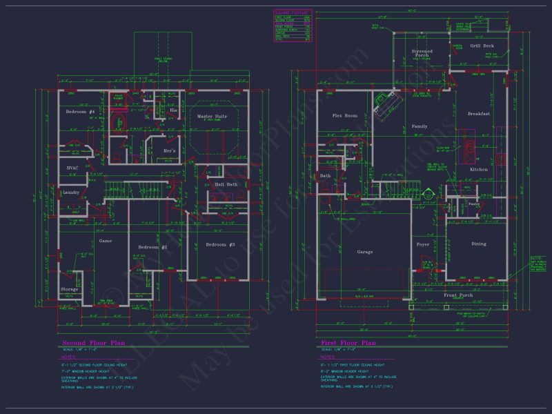 Floor Plan & CAD Blueprint