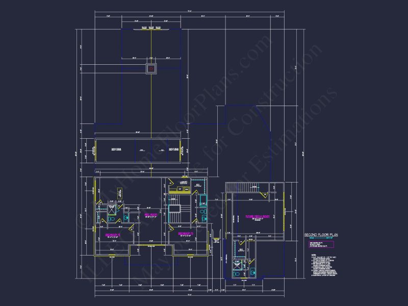 Modern Craftsman house Design with Detailed Floor Plans & CAD