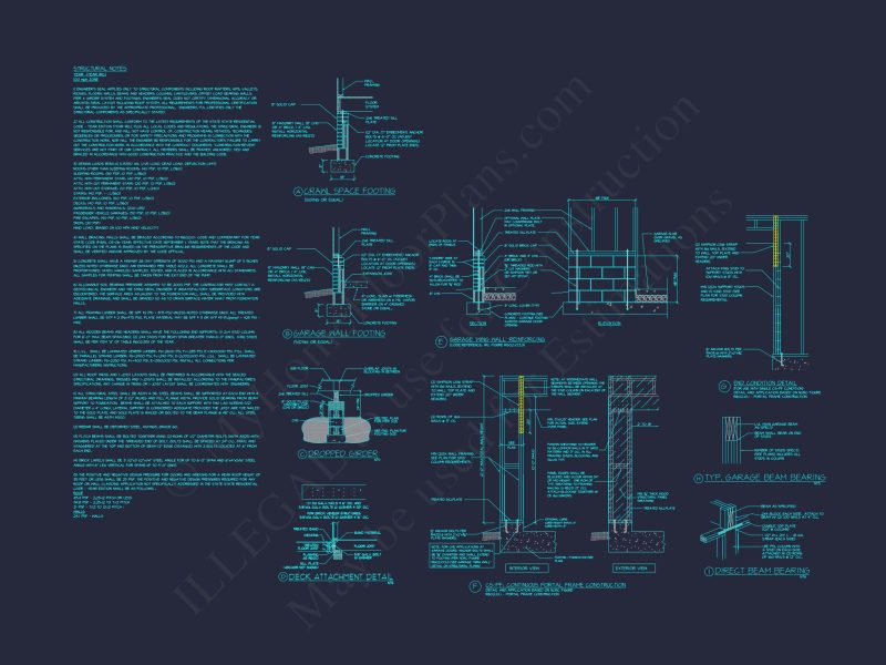 Modern Craftsman house Floor Plan with CAD Designs & Blueprints