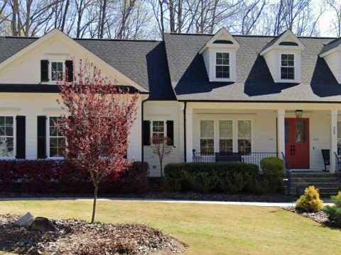 Modern Craftsman house Floor Plan with Detailed Architecture