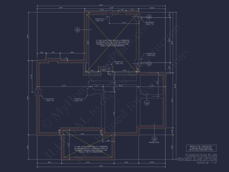 Modern Craftsman house Floor Plan with Detailed Blueprint Designs