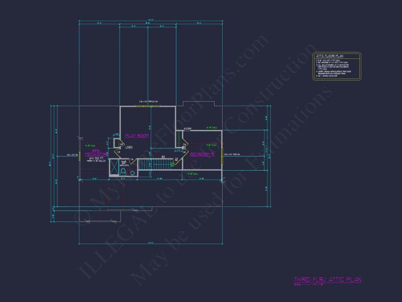 Modern Craftsman house Floor Plan with Spacious Design