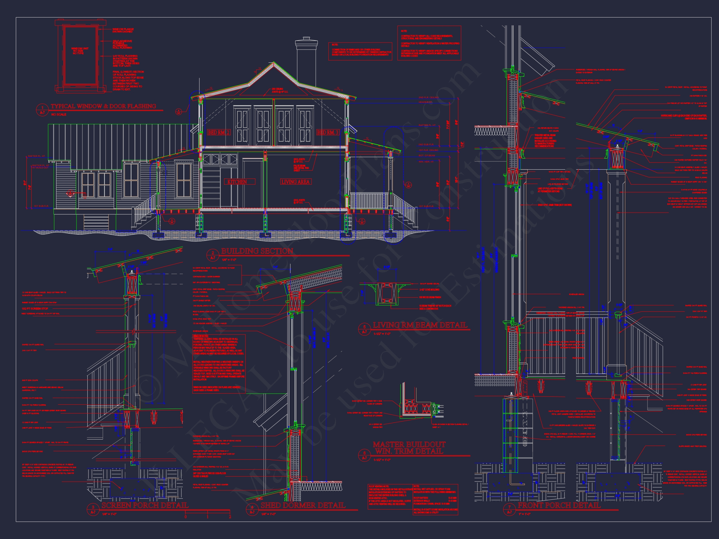 Modern Craftsman Home Plan: 1.5 Story Floor Plan Designs