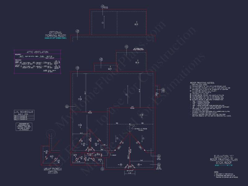 "2-story modern craftsman house CAD blueprint with detailed architectural plan"