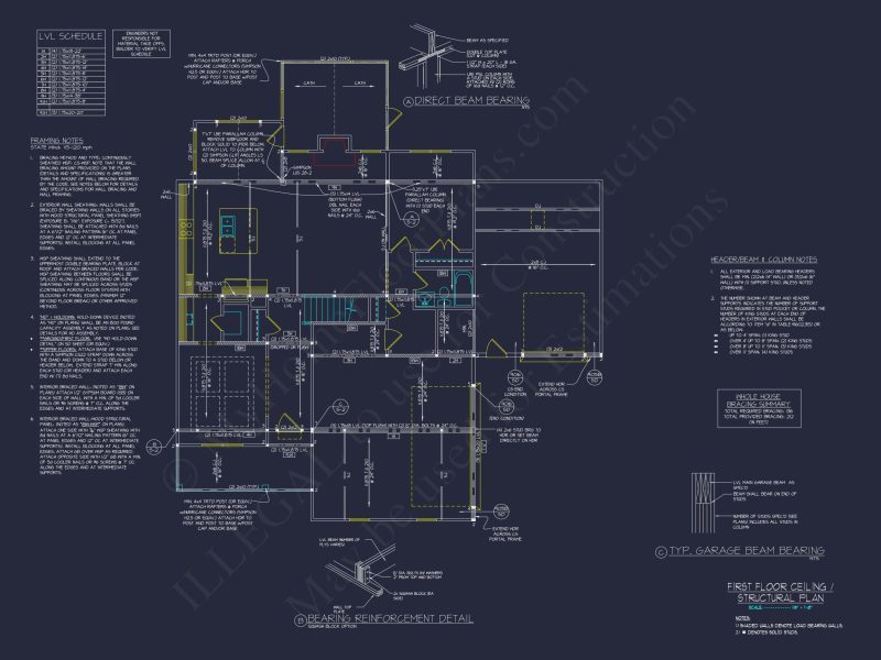 Modern Craftsman house Plan: 2-Story Floor Plan with CAD Designs