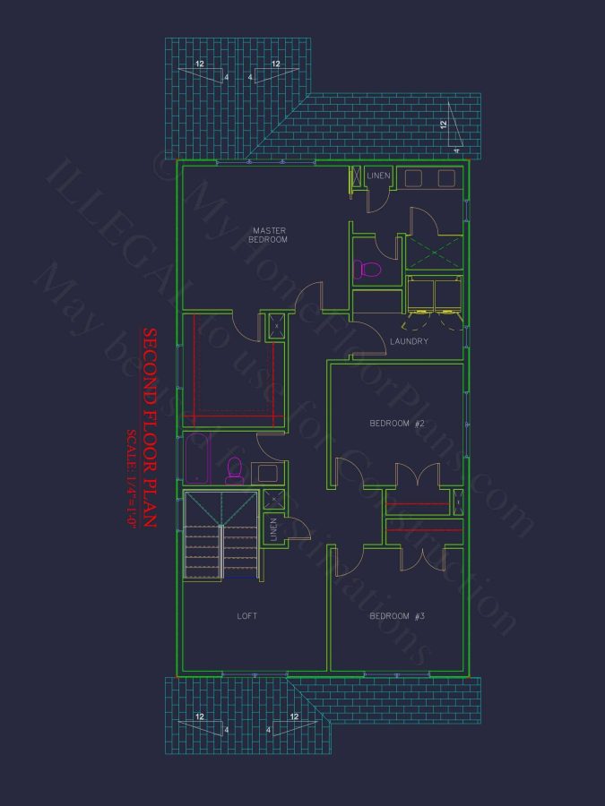 Modern Craftsman house Plan: 2, 086 Sq. Ft. Blueprint Designs