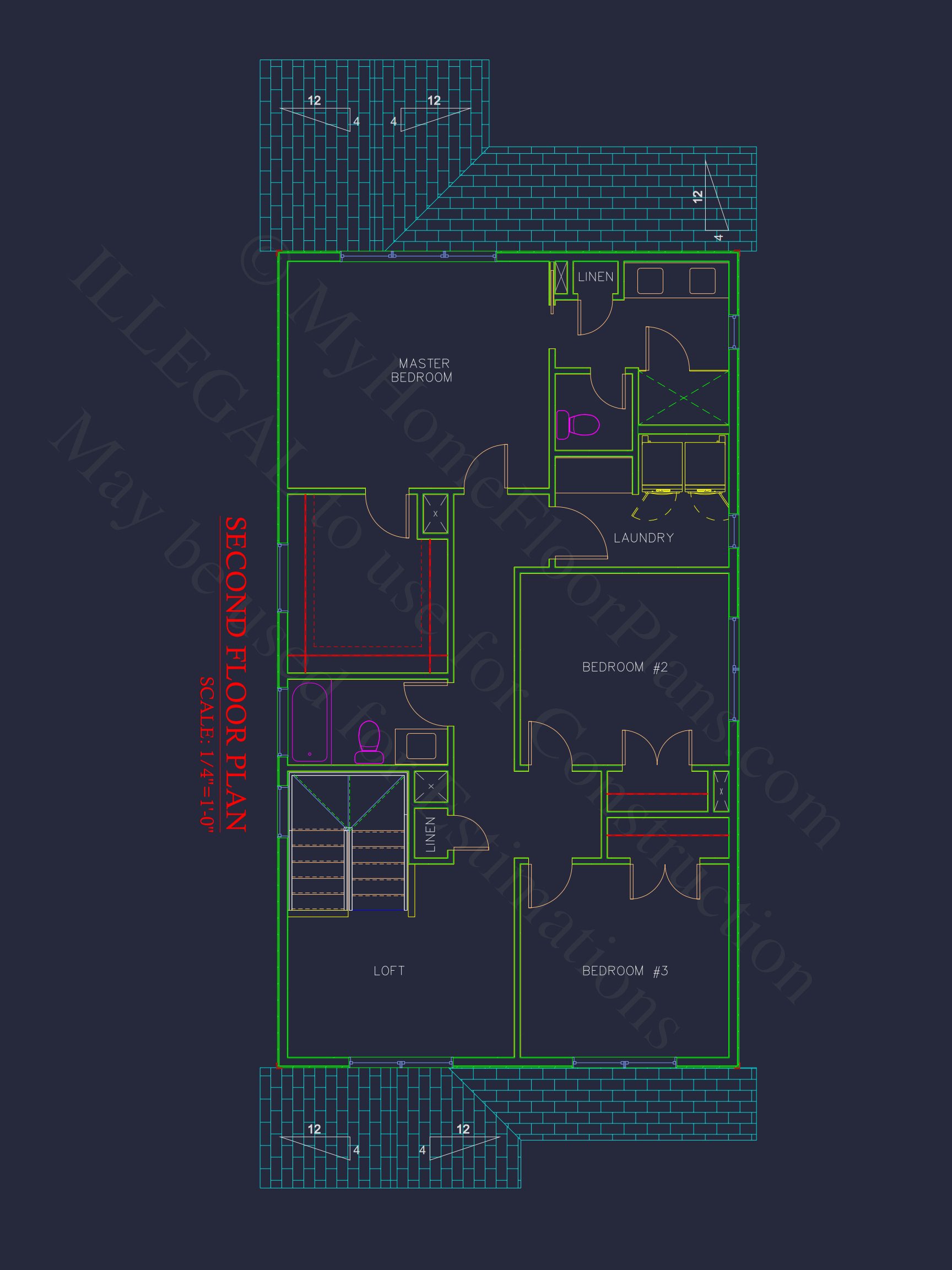 Modern Craftsman Home Plan: 2,086 Sq. Ft. Blueprint Designs