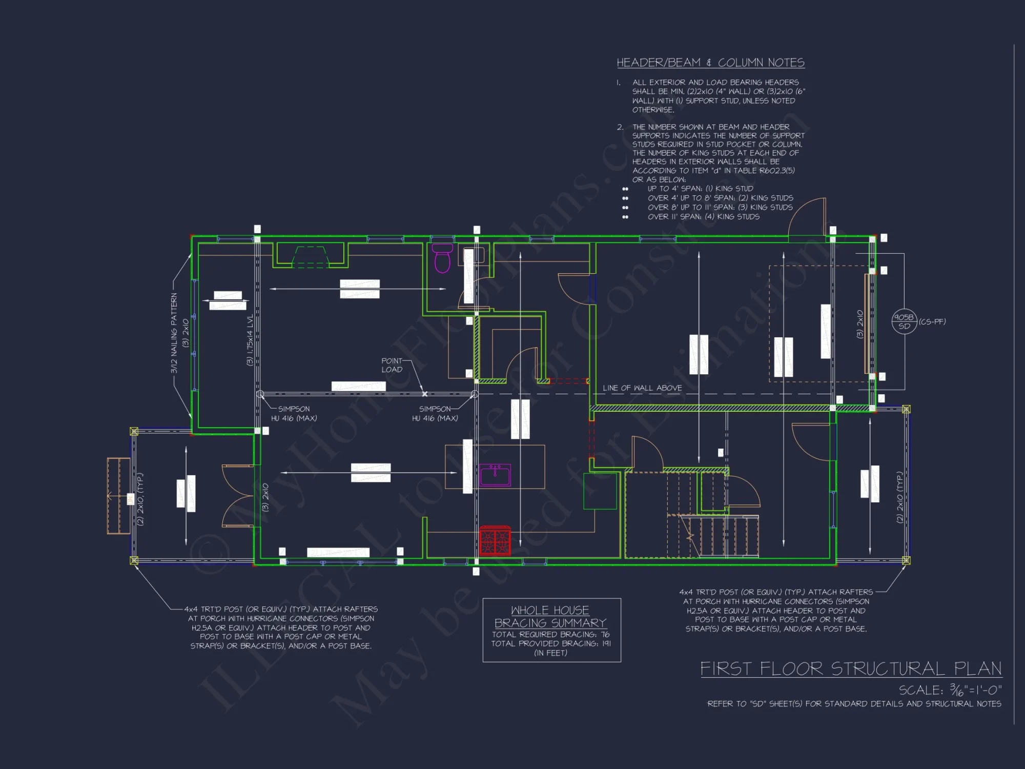 Modern Craftsman house Plan: 2, 086 Sq. Ft. Blueprint Designs