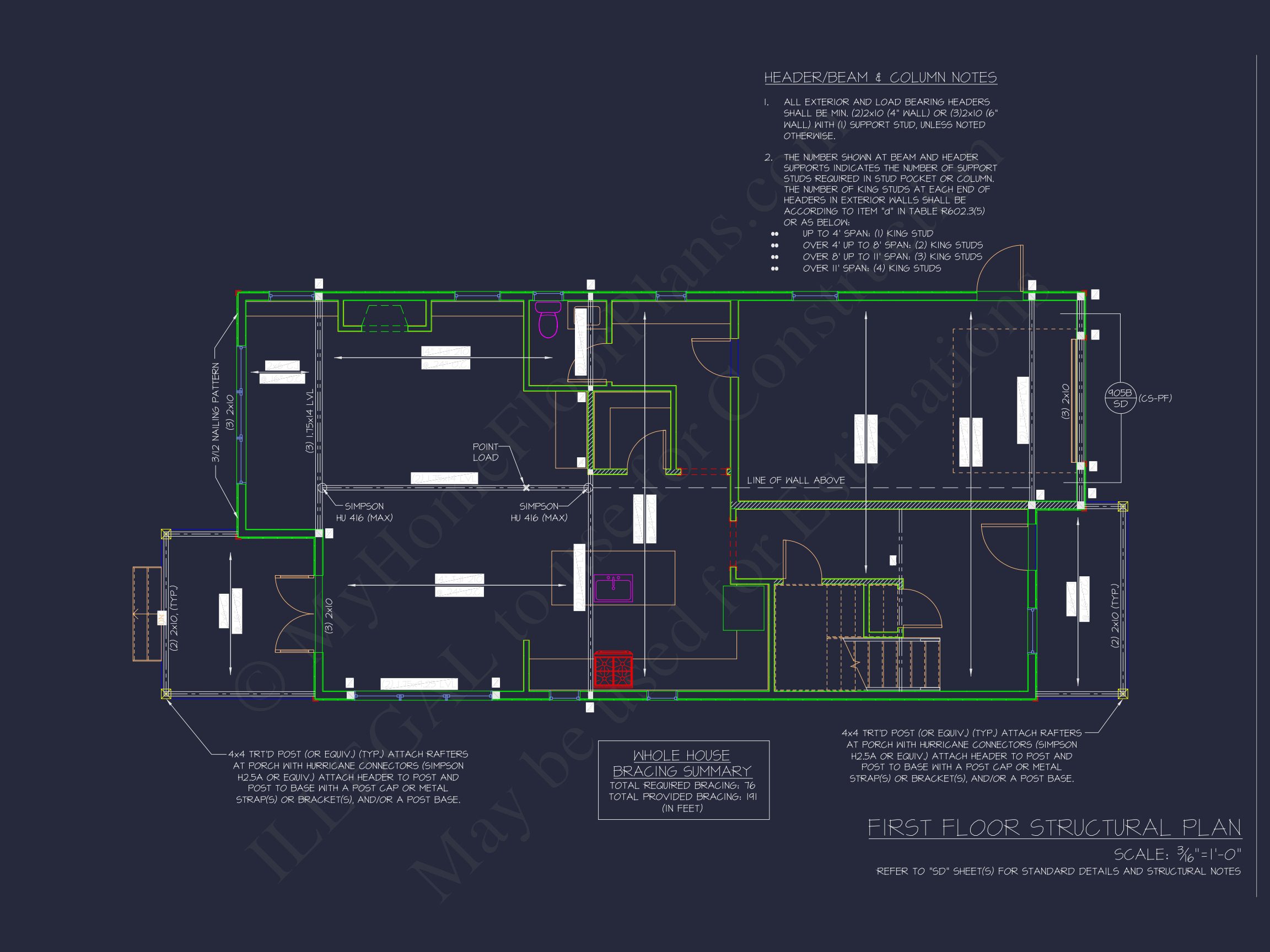 Modern Craftsman Home Plan: 2,086 Sq. Ft. Blueprint Designs