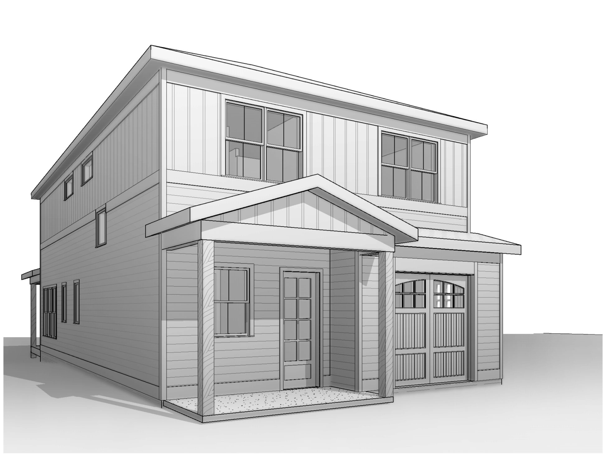 Modern Craftsman Home Plan: 2,086 Sq. Ft. Blueprint Designs