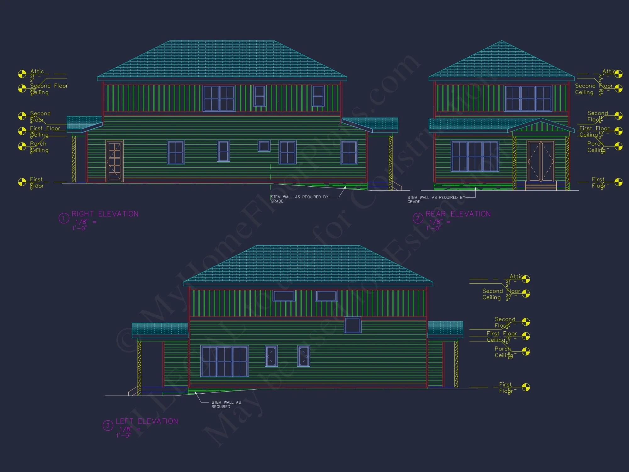 Modern Craftsman house Plan: 2, 086 Sq. Ft. Blueprint Designs