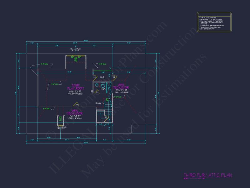 Modern Craftsman house Plan - 3, 978 Sq. Ft., 4 Beds, 2.5-Story