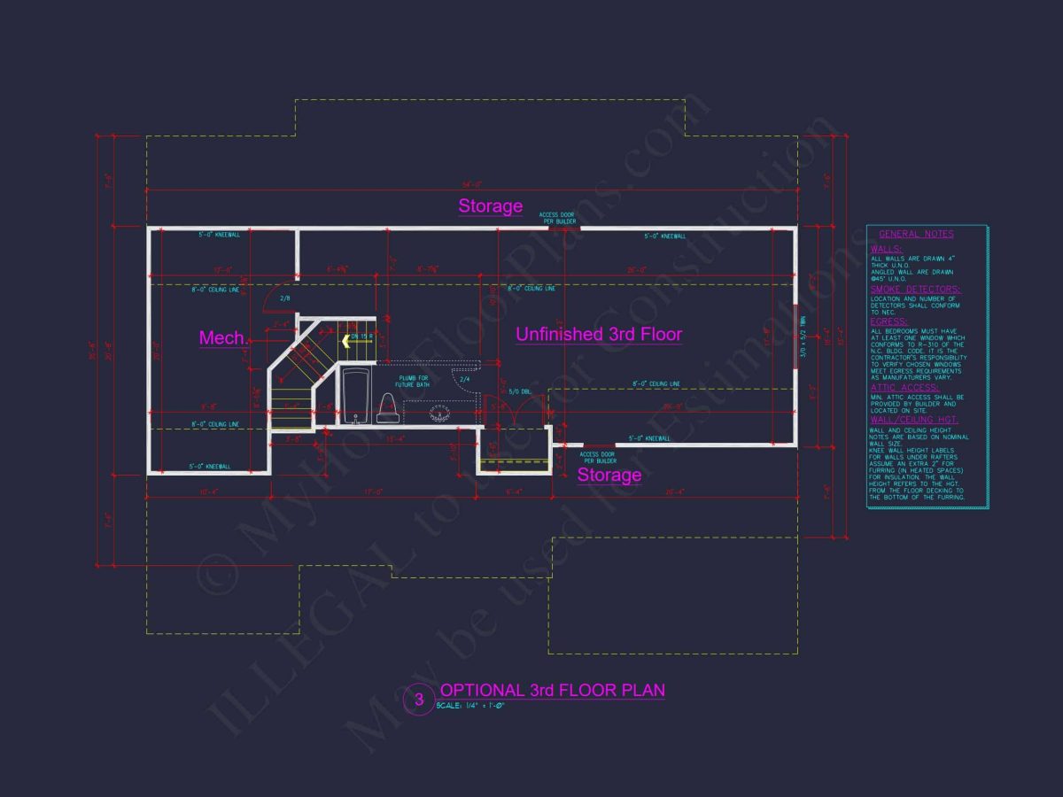 Modern Craftsman house Plan: Architectural Blueprint Designs