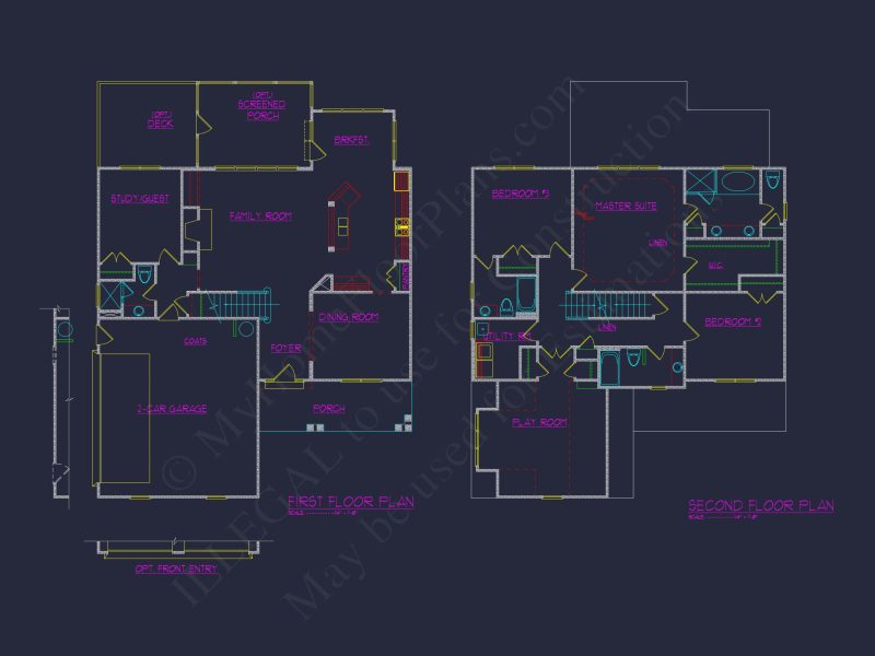Floor Blueprint & Architecture Design