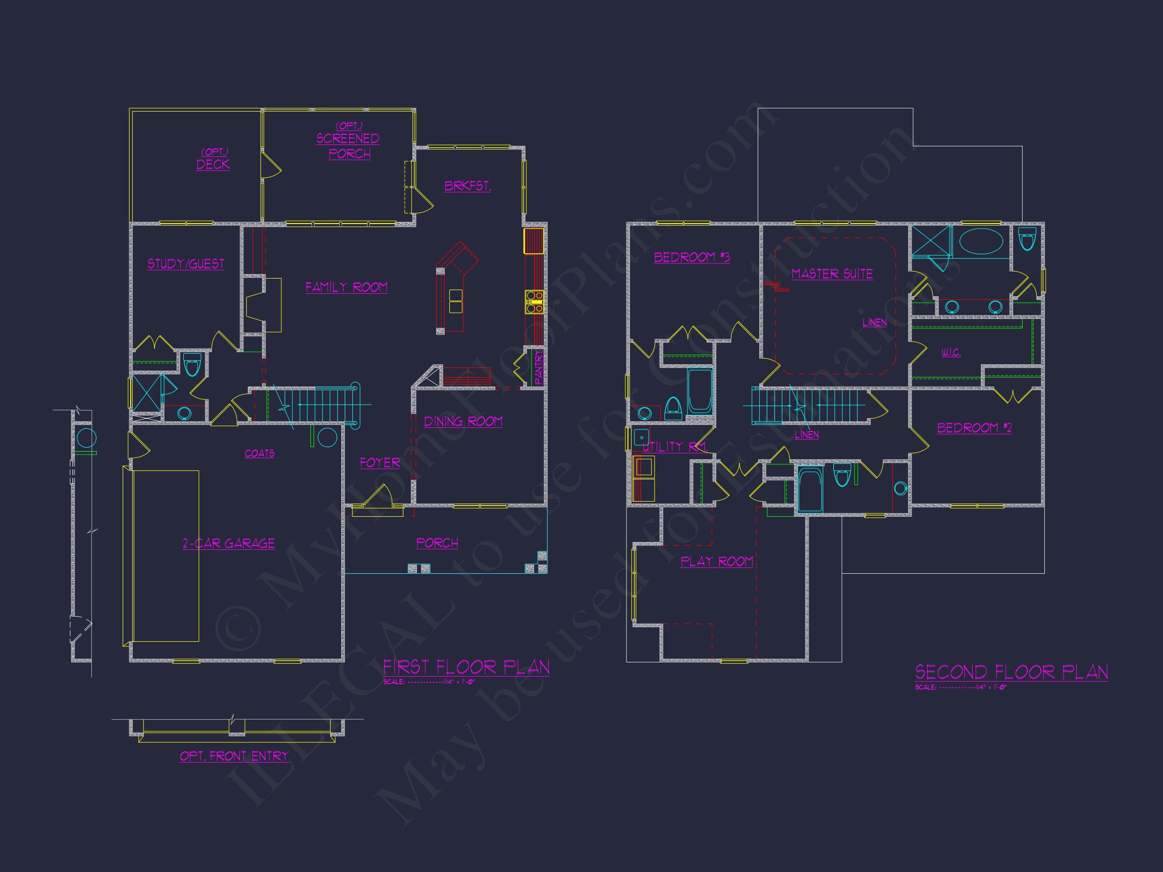 Floor Blueprint & Architecture Design