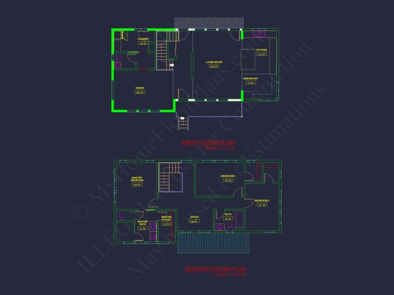 Modern Craftsman house Plan: Floor Plan, Blueprint, CAD Designs