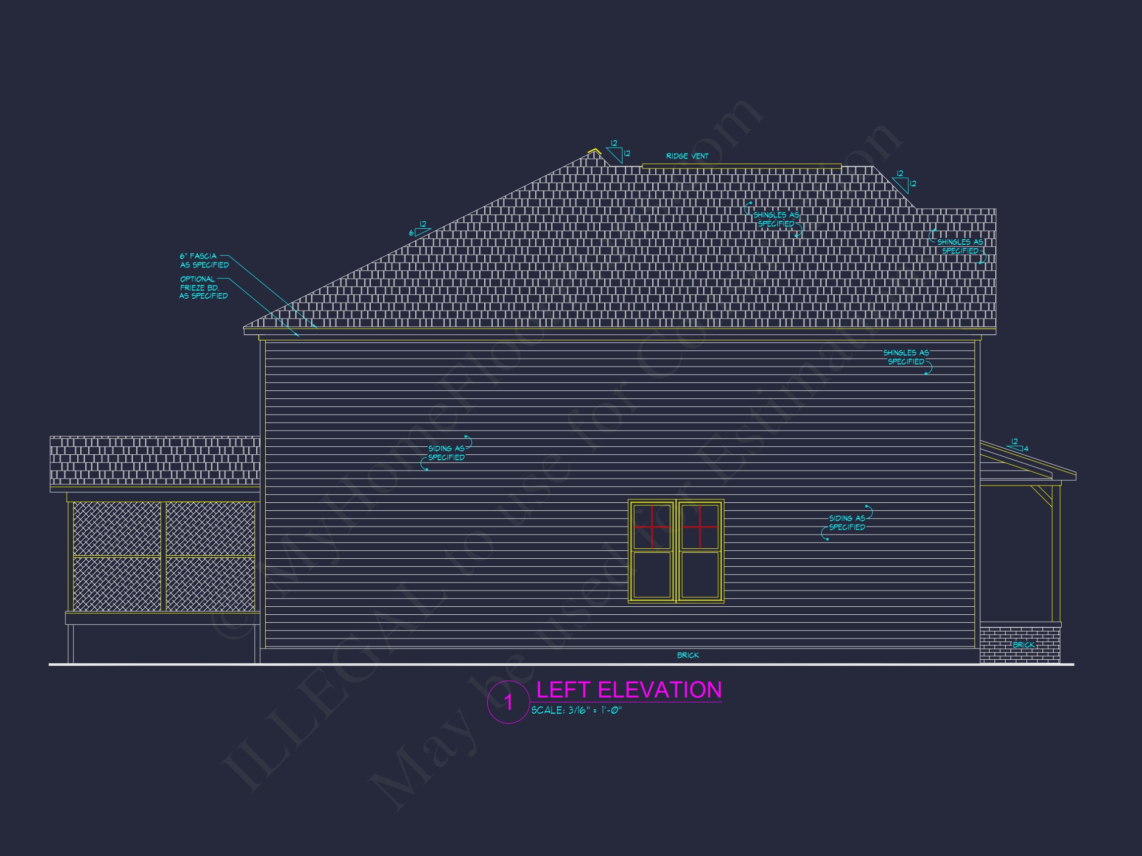 Modern Craftsman house Plan: Floor Plans,CAD & Designs