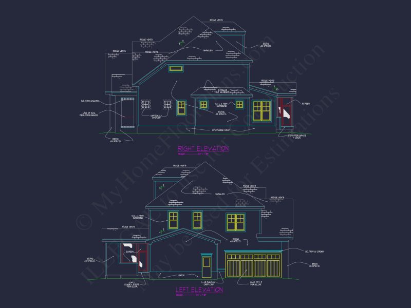 Modern Craftsman house Plan: Sleek Floor Plan with Timeless Designs