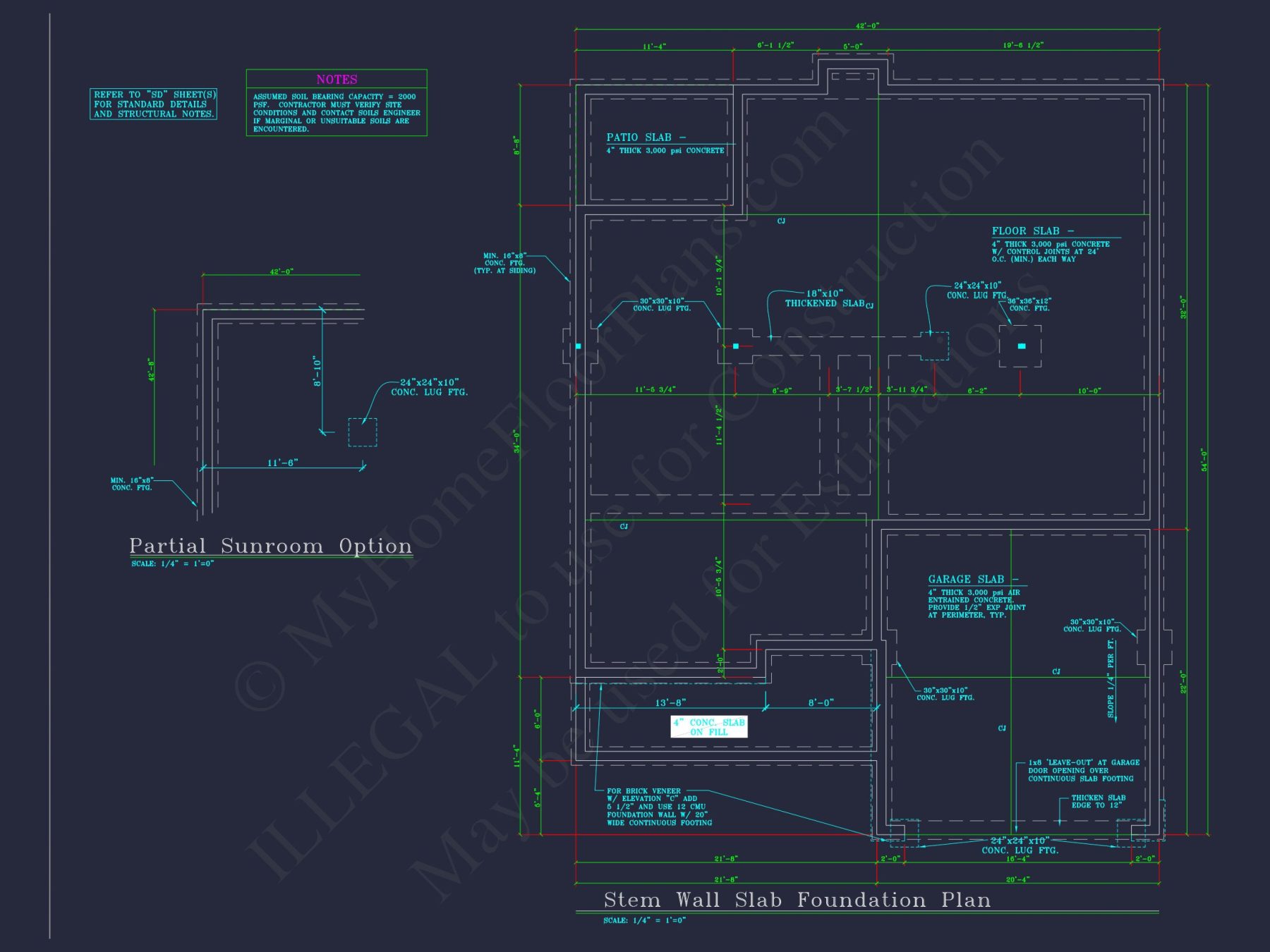 Modern Craftsman house Plan: Spacious Designs with 54'-0" Depth