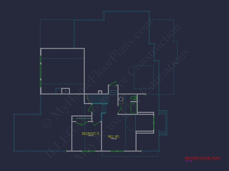 Modern Craftsman house Plan With Full CAD Designs and Blueprints