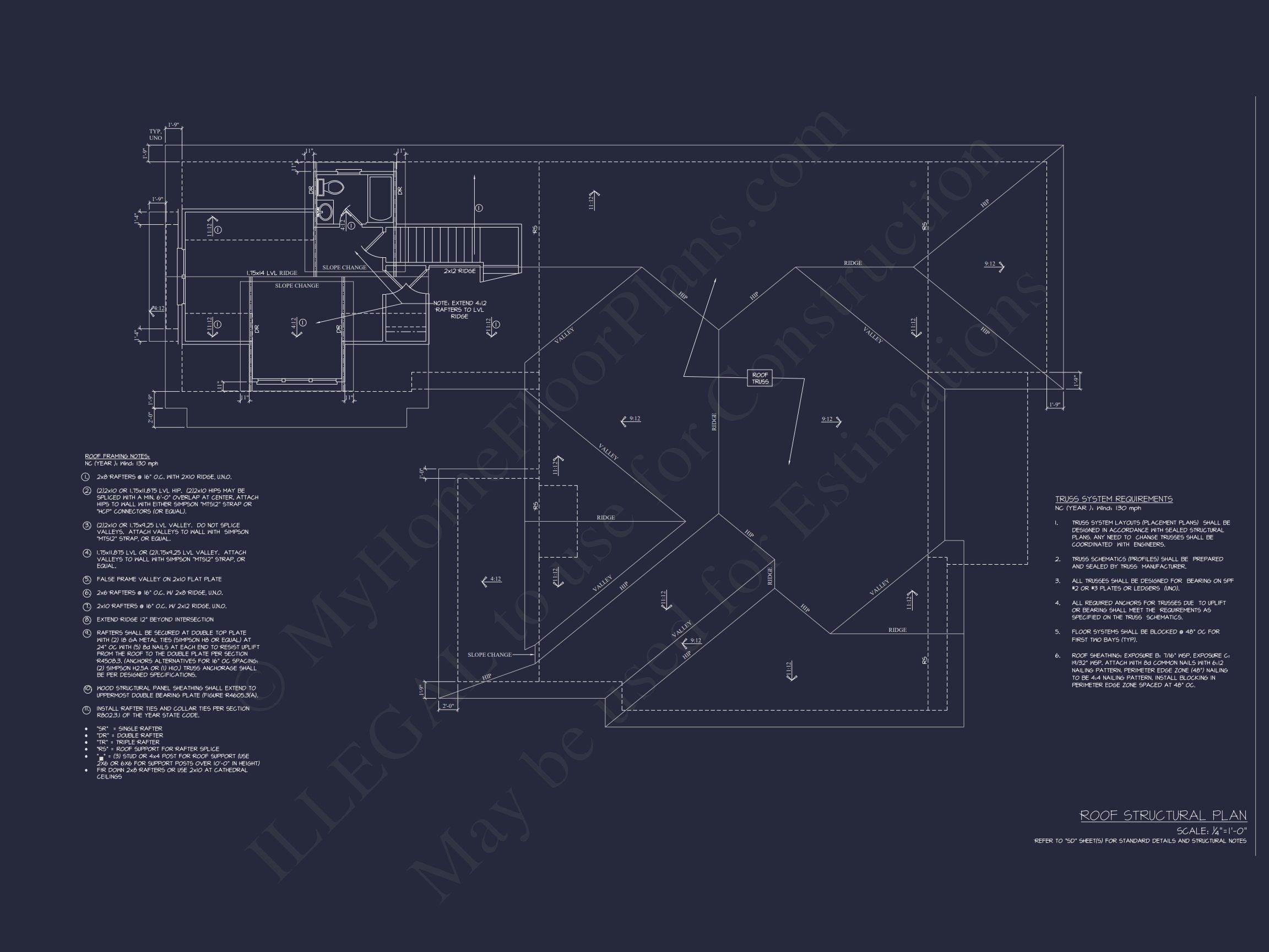 Modern Craftsman Home Plan with 1.5 Floors,CAD Designs,and Blueprint