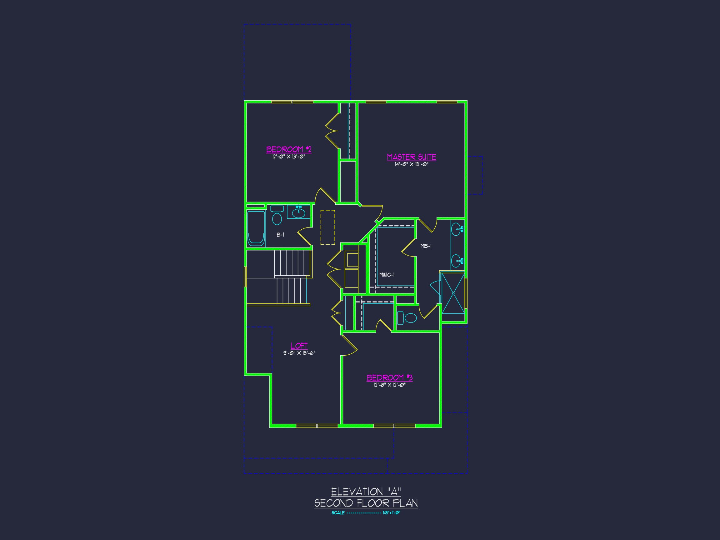 Modern Craftsman house Plan with 2 Floors & Detailed CAD Designs