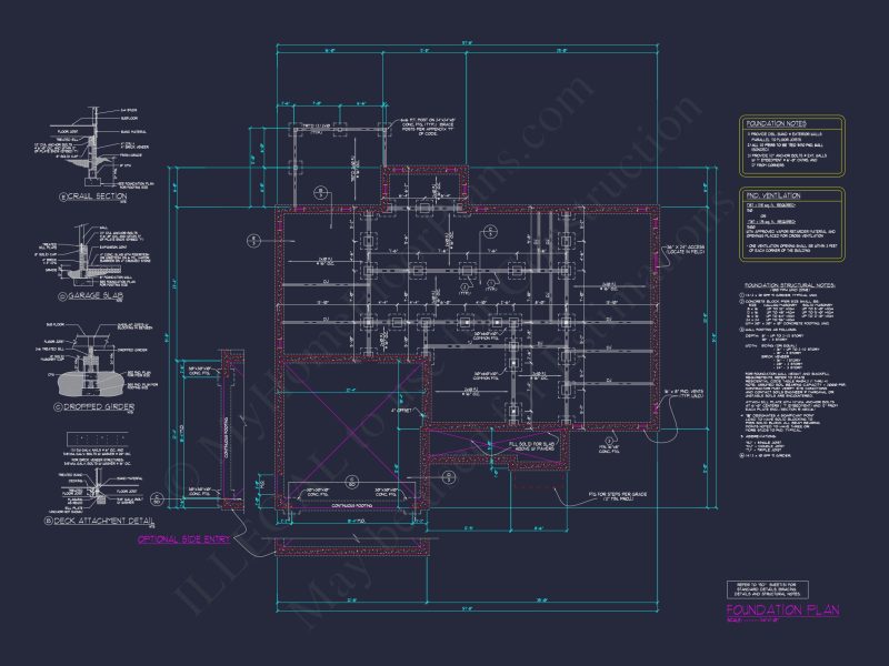 Modern Craftsman house Plan with 2 Floors and 4 Bedrooms
