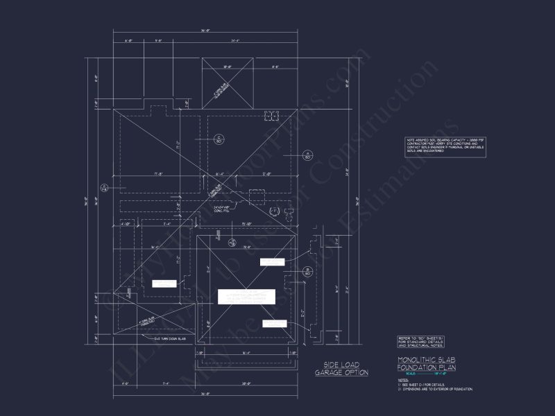 Modern Craftsman house Plan with 2 Floors and CAD Designs
