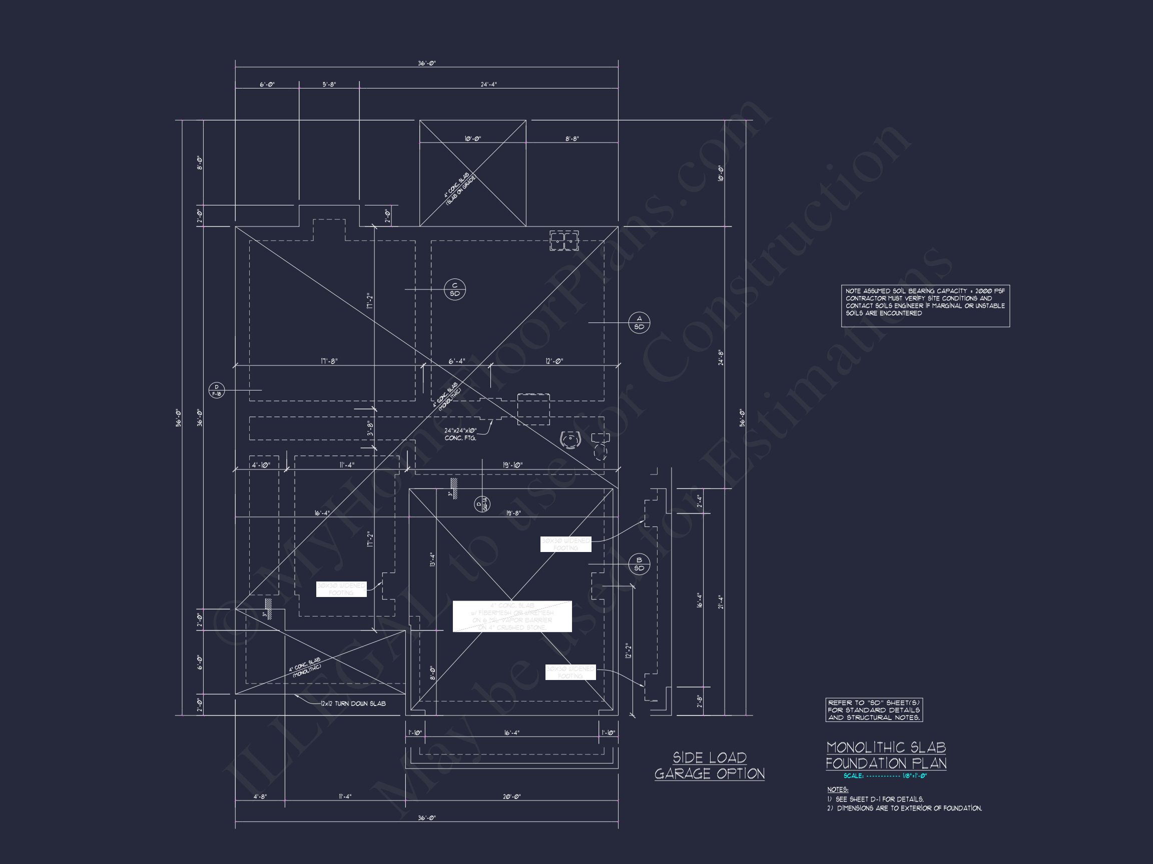 Modern Craftsman house Plan with 2 Floors and CAD Designs