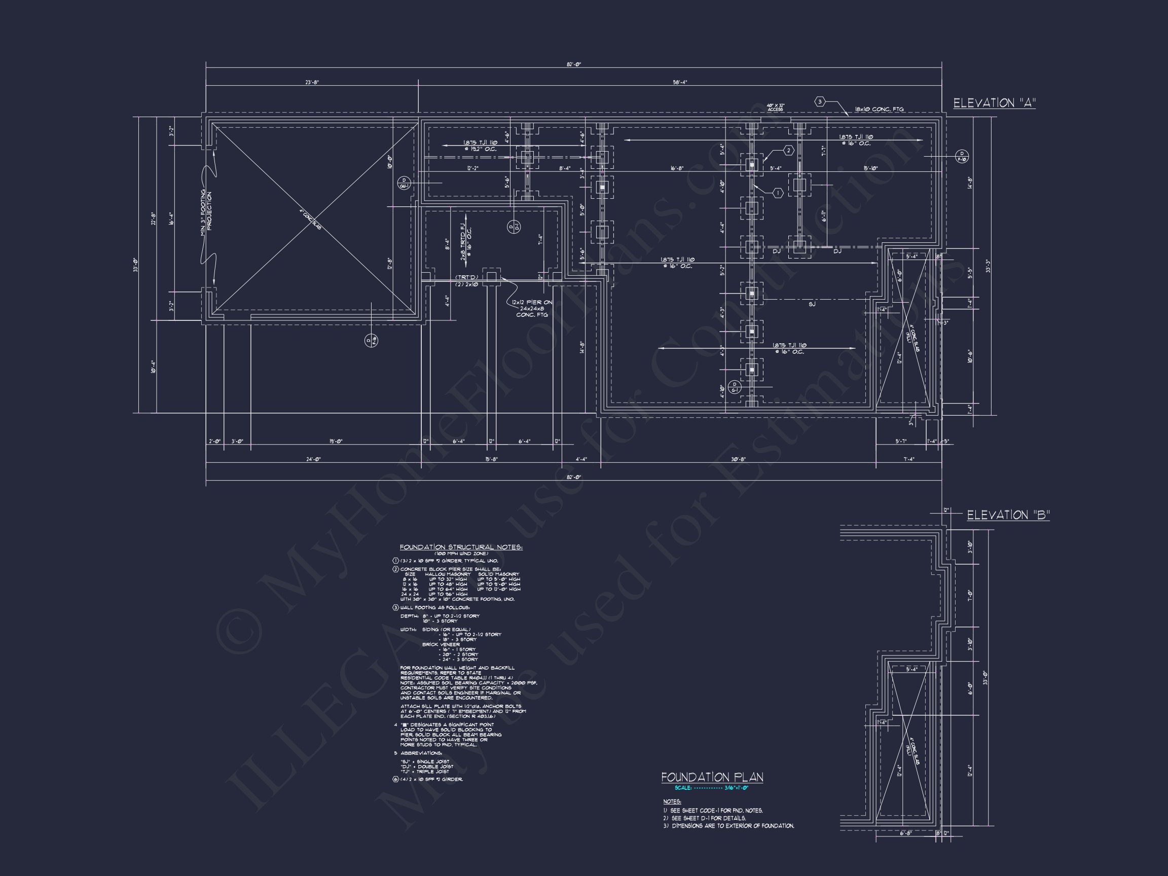 Modern Craftsman Home Plan with 2 Floors and Unique Features