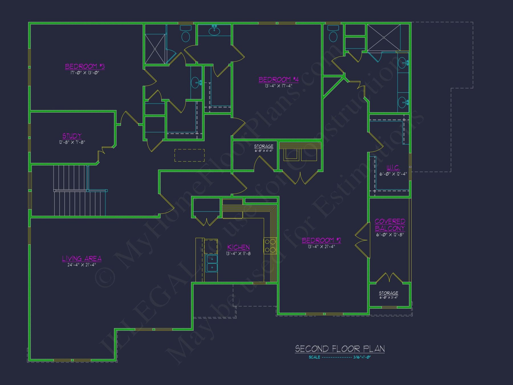 Modern Craftsman house Plan with 2-Story Split Garage Layout