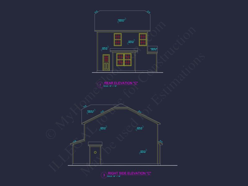 Modern Craftsman house Plan with 3 Bedrooms & Open Floor Design