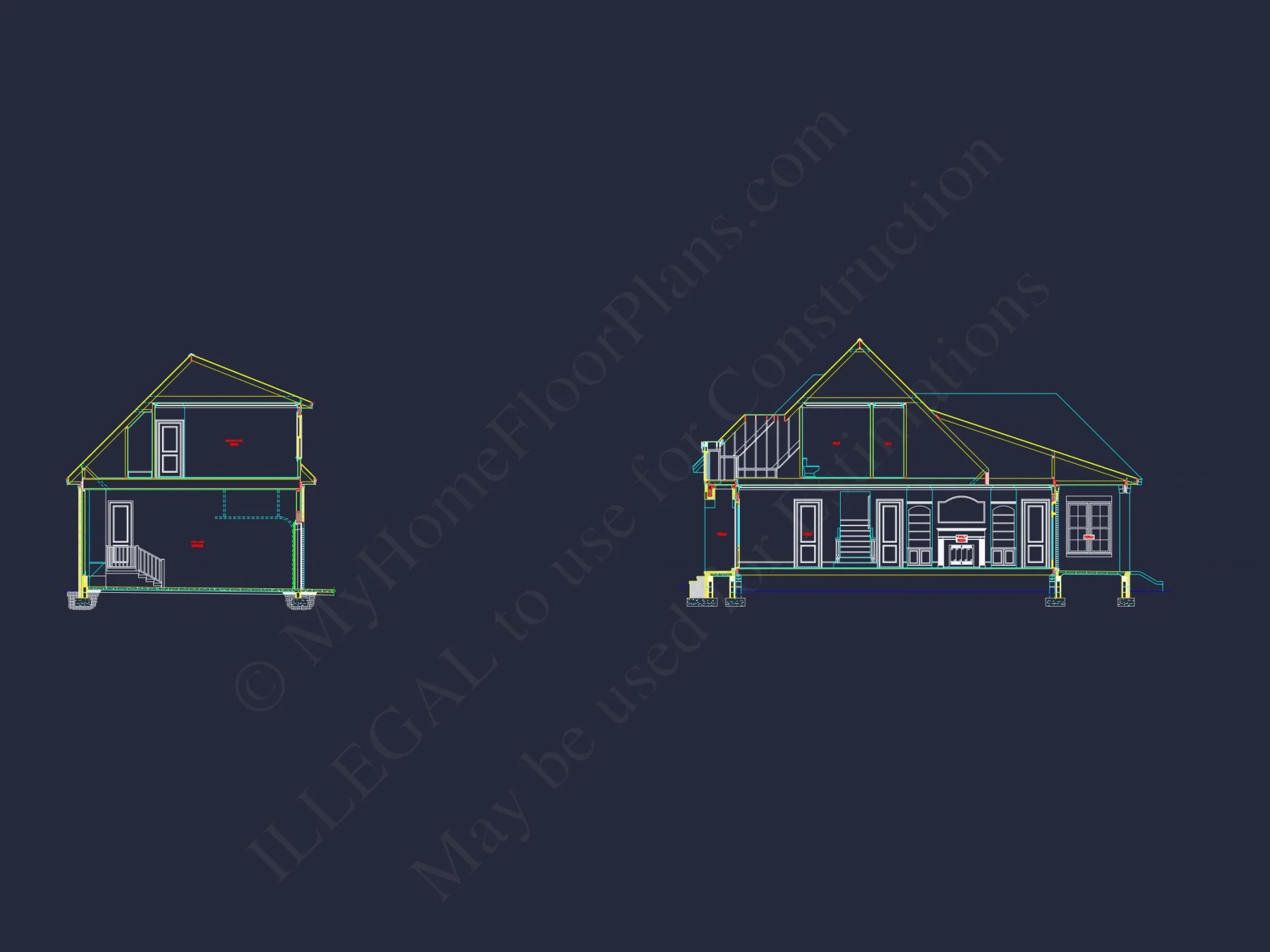 Modern Craftsman house Plan with 3 Bedrooms and 1.5 Stories