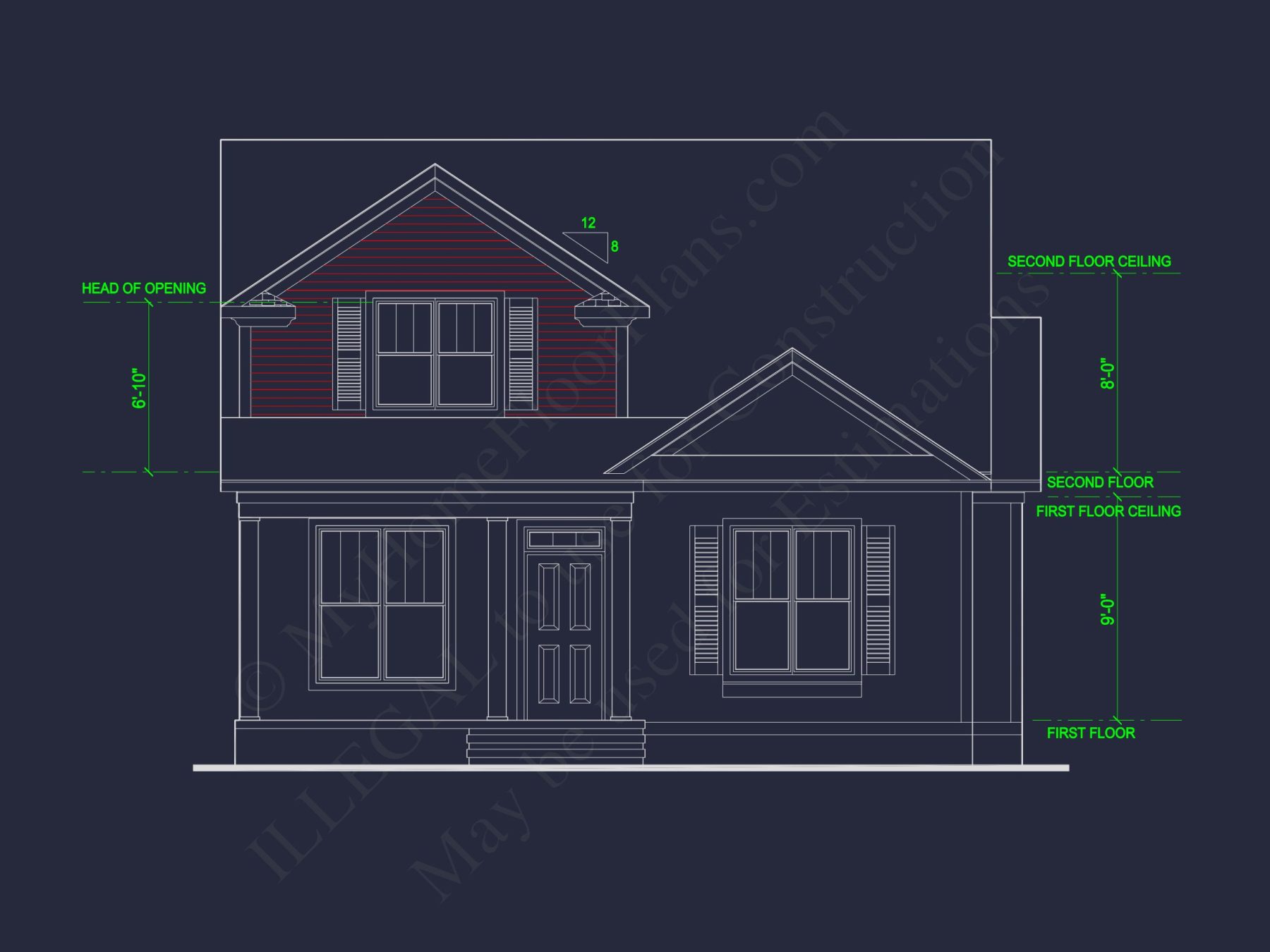 Modern Craftsman house Plan with 3 Bedrooms and Open Floor Plan