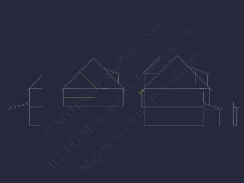 Modern Craftsman house Plan with 3 Floors and Luxury Features