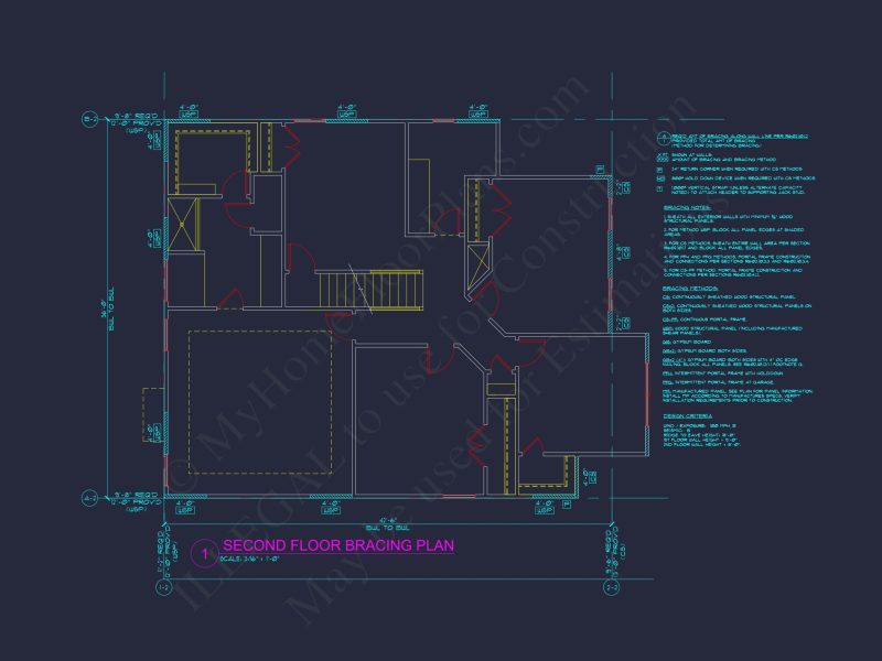 Modern Craftsman house Plan with 3 Floors and Open Floor Design
