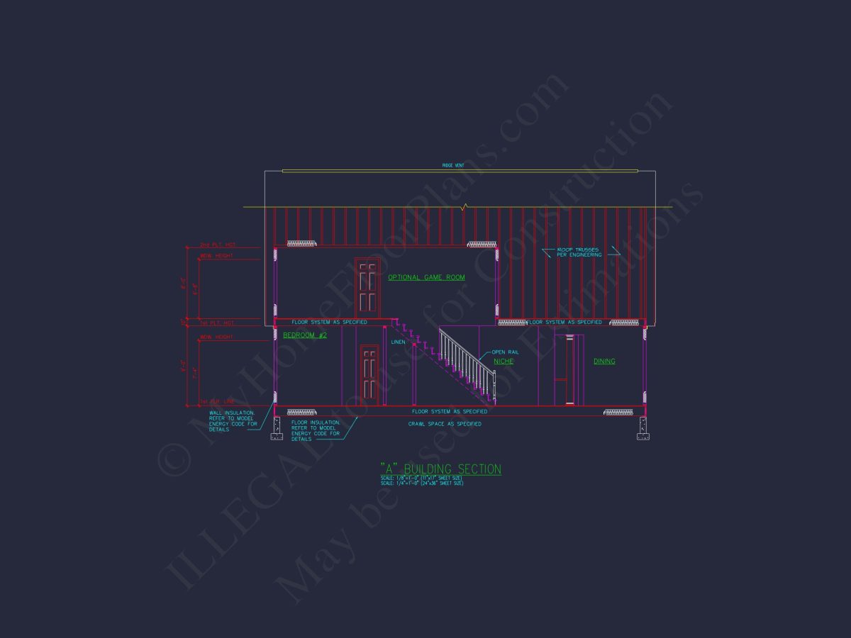 Modern Craftsman house Plan with 3 Floors and Spacious Design
