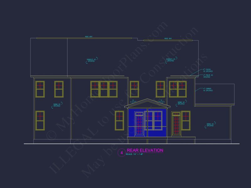 Modern Craftsman house Plan with 3 Floors and Spacious Design
