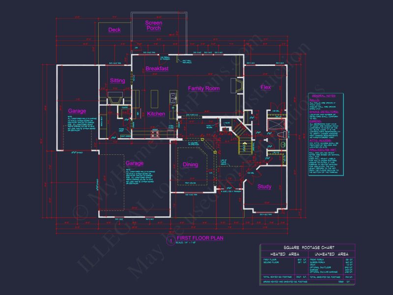 Modern Craftsman house Plan with 3 Floors and Spacious Design