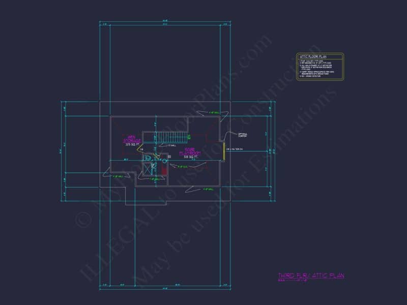Modern Craftsman house Plan with 3 Floors and Unique Designs
