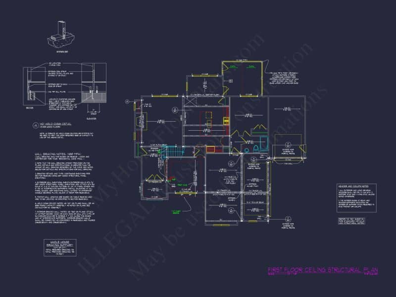 Modern Craftsman house Plan with 3 Floors and Unique Designs