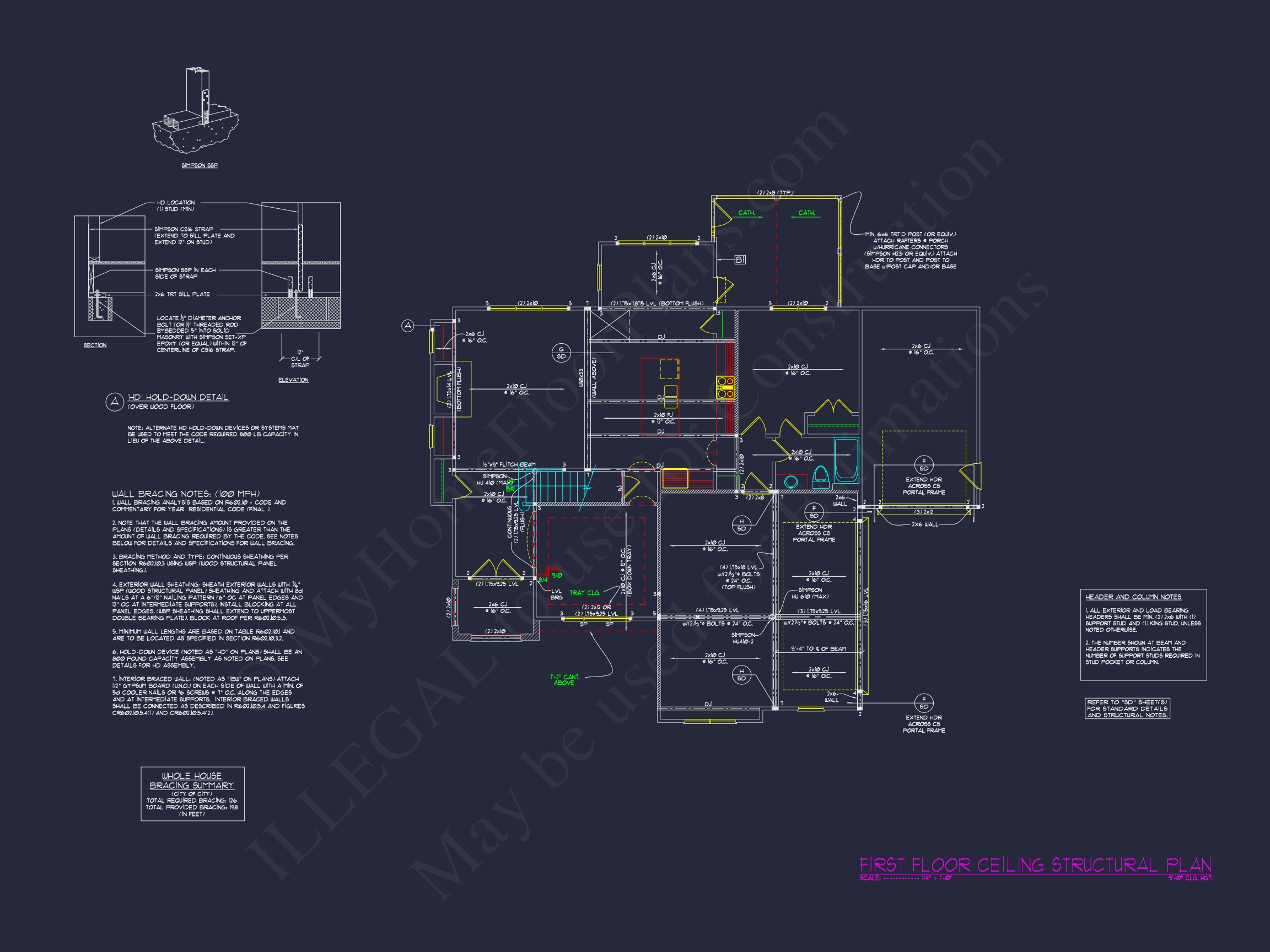 Modern Craftsman Home Plan with 3 Floors and Unique Designs