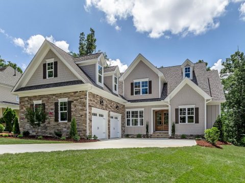 Modern Craftsman house Plan with 4 Bedrooms and CAD Designs