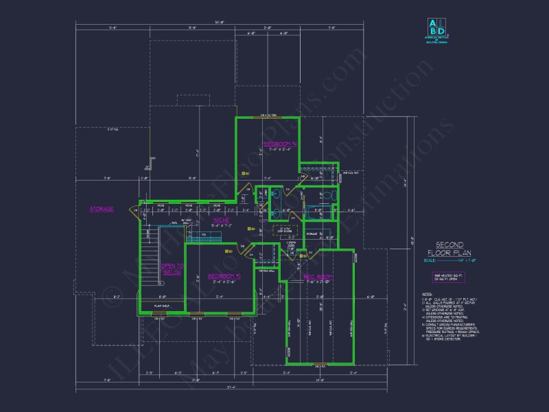 Modern Craftsman house Plan with 4 Bedrooms and Open Designs
